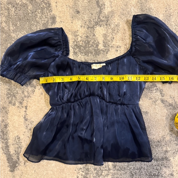 Thirty/Thirty Navy Blue Women's Top - Picture 5 of 6